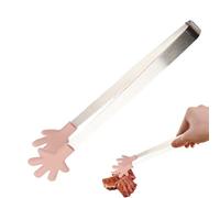 Silikonzange | Hitzebeständige Mini-Servierzange | Antihaftbeschichtetes Mehrzweck-Küchenwerkzeug | Zum Kochen, Backen, Parrilla, Buffet, Salat, Serviers von Eiswürfeln, Brot, Postres, Essenszubereit