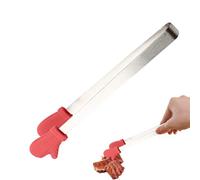 Silikonzange | Hitzebeständige Mini-Servierzange | Antihaftbeschichtetes Mehrzweck-Küchenwerkzeug | Zum Kochen, Backen, Parrilla, Buffet, Salat, Serviers von Eiswürfeln, Brot, Postres, Essenszubereit