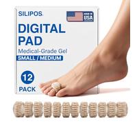 Silipos Digital Pad Small/Medium, washable, reuasble, mineral oil-based gel pad, 12/polybag # 10065 by Beststores