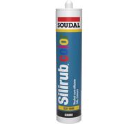 Silirub - Sellador para carpintería de silicona neutra color gris cuarzo RAL 7039 cartucho de 310 ml