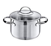 Silit "Achat - Cacerola Alta con Tapa, Plata, 16 cm