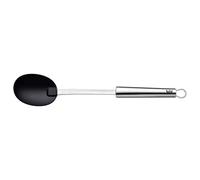 Silit Classic Line - Cuchara para servir (plástico, 33 cm, acero inoxidable pulido, paleta de plástico, ideal para ollas revestidas, apto para lavavajillas)