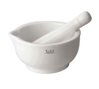 Silit Mortero + Mano 10cm Porcelana Cerámica Especias Picar Cocina Farmacia