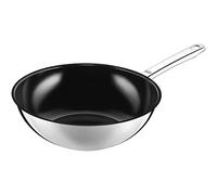 Silit - Sartén wok 28 cm, acero inoxidable con recubrimiento antiadhernte, apta para horno, apta para todo tipo de cocinas