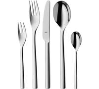 Silit Trend Juego de Cubertería para 6 Personas 30 Piezas Cuchillo Monobloc Crominox Acero Inoxidable Pulido, Anticorrosivo, Resistente a los arañazos, Durable, Apto para lavavajillas