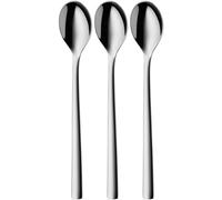 Silit Trend Latte Macchiato - Juego de 3 cucharas largas de 18,5 cm, cucharas de yogur, acero inoxidable Cromargan pulido, resistentes a los arañazos, inoxidables, aptas para lavavajillas
