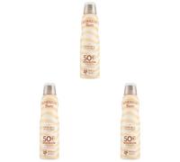 Silk Air Soft, Bruma Solar, SPF50, 220 ml, El embalaje puede variar (Paquete de 3)