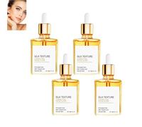 Silk Body Oil para piel suave e hidratada, esencia de ducha ligera y no grasa, Shimmer Glow Beauty Care para mujeres, loción corporal Skin So Soft con perfume (4 unidades)