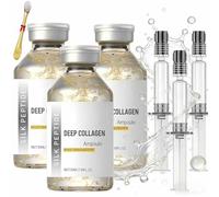 Silk Peptide Intensive Lifting Ampoule,Deep Collagen Silk Peptide Intensive Lifting Ampoule Serum,For Face Tightening,Gentle Formula, Smoothing,Hydrating For All Skin Types. (3 Set, N2202)
