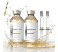 Silk Peptide Intensive Lifting Ampoule,Deep Collagen Silk Peptide Intensive Lifting Ampoule Serum,For Face Tightening,Gentle Formula, Smoothing,Hydrating For All Skin Types. (2 Set, M1101)