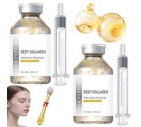 Silk Peptide Intensive Lifting Ampoule,Deep Collagen Silk Peptide Intensive Lifting Serum,For Face Tightening,Hydrating, Refreshing And Quickly Absorbed (Q-2Set, Sin fragancias-070)
