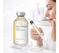 Silk Peptide Serum Ampoule Para Mujeres, Cuidado Facial Hidratante Y Suavizante Para Premaquillaje Y Rutina Diaria, Korean Lifting Ampoule Con Aplicador Tipo Jeringa (1)