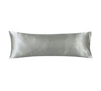 Silk Pillowcase, Funda Almohada Seda 20x54 Pulgadas Pareja Doble Almohada Estuche Satinado Seda Fundas de Almohada Color sólido enamoradores Largos Boda Almohadas de Boda(08)