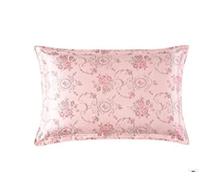 Silk Pillowcase, Funda Almohada Seda Nature Mulberry Floral Silk Foolowcase con Cremallera Casas de Almohada para Sano(6)