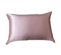 Silk Pillowcase, Funda Almohada Seda Nature Mulberry Silk Pillowcase con Cremallera PillowcasesEses51x76 Funda de Almohada Estándar Reina Multicolor Proporcionar al por Mayor(Lotus Powder)