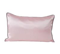 Silk Pillowcase, Funda Almohada Seda Paquete de 2 Fundas de Almohada Multicolores de Seda Satinada, Fundas de Almohada con Cierre de sobre, estándar Queen King(2,40x60cm)