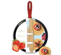 Silk Route Home - Sartén para crepes y tortitas (hierro fundido, 25 cm)