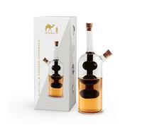 Silk Route Spice Company Dispensador de aceite y vinagre 2 en 1