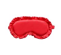 Silk Ruffle Sleep Eye Mask Soft Sleeping Covers Multicolor Night Dream Blackout Patches For Woman Man To Better(Color04)