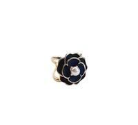 Silk Scarf Buckle Pin Women Coat Belt Buckles Shawl Ring Clip Scarves Fastener Brooches Clothing Corner Knotted para Mujeres Niñas Accesorios Decorativos(Black-L)