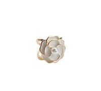 Silk Scarf Buckle Pin Women Coat Belt Buckles Shawl Ring Clip Scarves Fastener Brooches Clothing Corner Knotted para Mujeres Niñas Accesorios Decorativos(White-L)