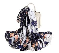 Silk Scarf Women Shawl Blue Scarf Stain Neckerchief Head Wrap Thin Scarf Ladies Beach Shawl Vintage Bridal Scarf White Chiffon Scarf Muslim Colorful Cloth Christmas Decorations Scarf Belt