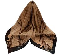 Silk Scarf Women Shawl Orange Scarf Stain Neckerchief Head Wrap Thin Scarf Ladies Beach Scarf Vintage Bridal Scarf Chiffon Scarf Muslim Colorful Cloth Christmas Decorations Scarf Yellow
