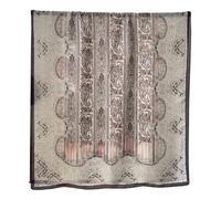 Silk Scarf Women Shawl Stain Head Wrap Thin Scarf Lady Hijab Belt Vintage Painting Bridal Shawl Chiffon Scarf Muslim Colorful Cloth floral silk scarf (Anacardo marrón)