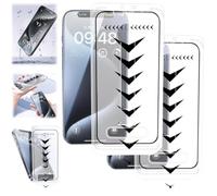 Silk Screen Dust Free Room Tempered Film,Without Bubbles HD Anti Peep Privacy Tempered Glass Film for iPhone 16 15 14 13 12 11 Pro MAX Plus,Auto Dust Elimination Screen Protector