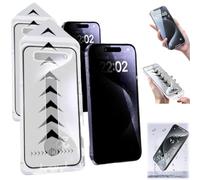 Silk Screen Dust Free Room Tempered Film,Without Bubbles HD Anti Peep Privacy Tempered Glass Film for iPhone 16 15 14 13 12 11 Pro MAX Plus,Auto Dust Elimination Screen Protector