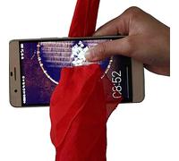 Silk Trick - Silk Through Phone Trick - TrickScarf Fun Sciarf Pasa tu cuervo por el teléfono - Maquillaje de seda Zu -up - Primero - GAG Broma juguetes para corazones, fiesta de cumpleaños para niños