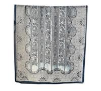 Silk Women's Shawl Neckerchief - Vintage Leaf Pattern Scarf in Chiffon - Muslim Head Wrap for Beach, Bridal and Christmas Decorations - Pink Colorful Cloth