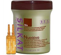 Silkat ® N4 Nutritivo - Tratamiento nutritivo, restructurante y mineralizante. Suero mineralizante y restructurante a base de semillas de lino para cabello seco, decolorado y dañado