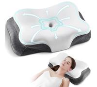 Silkena Almohada Cervicale para Dormir,Almohada Cervicales y Cuello,Almohada Ergonómica,Adaptadas para Aquellos Que Duermen de Lado,de Espalda o de Barriga