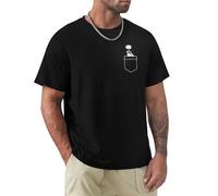 Silkie Chicken in The Pocket Cool Silk Chicken with Sunglasses T-Shirt Edition t Shirt Men Clothes Black XXL