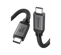 Silkland 80Gbps USB4 V2.0 para Cable Thunderbolt 5 1M, Ancho de Banda de Video hasta 120Gbps, 16K/Dual 8K, Carga Rapida 240W, USB-C Compatible con Thunderbolt 4/3, SSD, MacBook M4 Pro, Dock, Monitor