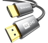 Silkland Cable HDMI 2 Metros - Cable 18Gbps Soporte ARC, HDR, 3D, 4K@60Hz, 2K@144Hz, 1080P, Ethernet - Cable 2.0 Compatible con 4K UHD TV, Blu-Ray, PS4/5, Xbox One/360, Proyector