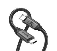 Silkland Cable USB C 3.2 Gen2×2, 20Gbps Cable de Datos USB Tipo C, USB C a USB C 2M, Carga Rápida PD3.1 240W 48V/5A, Cable Vídeo 5K/4K@60Hz para MacBook Pro, iPad Pro, Dock, SSD, iPhone 16 15, Monitor