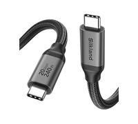 Silkland Cable USB-C 3.2 Gen2×2, 20Gbps Cable de Datos USBC a USBC 4.5M | Carga Rápida PD3.1 240W 48V/5A, Cable Vídeo 5K/4K@60Hz para MacBook Pro, iPad Pro, Dock, SSD, iPhone 17/16/15, Monitor