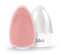 Silk'n Bright Cepillo Facial de Silicona Limpieza y Masaje Rosa | Retira impurezas y restos de maquillaje en segundos; material ultrahigiénico e impermeable; recargable