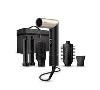 Silk'n Hair Dryer and Styler - SilkyAir Flex - 2024 Edition - Multistyler, Air Brush and Hair Care Curler - 5 accessories - 1300 W - Gift idea - Black