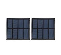 SilkRoadSupply 2pcs 0.9W 2V Panel Solar de Alta eficiencia Panel de Carga Solar portátil Polysilicon para Luces publicitarias de Emergencia Luces publicitarias