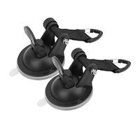 SilkRoadSupply Ancla de taza de succión de automóvil Ancla de servicio pesado Hook Down Hook 2 Pack Strong Seguro Secure para equipaje Tarp Tarp Vehículo Vehículo Camión de plástic