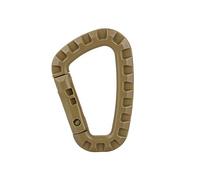 SilkRoadSupply Carabiner Escalada d Forma Hebilla Clip rápido Resistencia a la tracción para Acampar al Aire Libre Caminata de Senderismo Color fangoso 3.35 x 2.16 Pulgadas