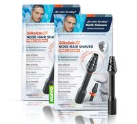 SilkslidePro Nose Hair Shaver, set de 2 cortapelos de nariz para hombres y mujeres, depilación de la nariz con cuchillas de alta precisión desde alemania