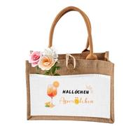 Silkwish Aperol - Bolsa de regalo para mujer con botón, bolsa de playa Aperol Spritz Accesorios Mujer para Fiesta en el Jardín JGA despedida de soltero - Set de regalo para mujeres, colegas, invitados