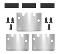 Silkwish Raspadores de placa térmica de impresora 3D para Bambu Lab Serie A1/X1/P1, serie Anycubic Cobra, incluye 3 cuchillas raspadoras para placa de montaje de impresora 3D, 8 tornillos, 3 imanes