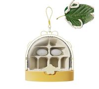 Silkworm Box Keeper, Escape Proof Habitat, Clear Reptile Enclosure with Sturdy and Lightweight Build for Backyard Observation or Science Classroom Activities, 1 Piece