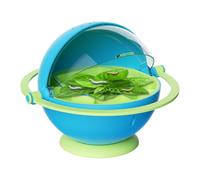 Silkworm Breeding Box, Container Breeding Hatching, Transparent Observation Habitat, Educational Growth Environment, Usage for Learning, Hatching, and Raising, 9.25x9.53x7.17 Inch