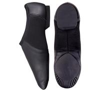 Silky Dance AeroFlex - Zapatos de jazz con suela dividida, de piel auténtica, color negro y marrón, tallas para niños y adultos, Black, 40 EU